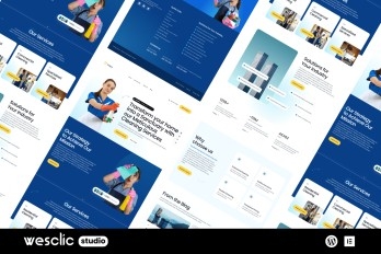 Cleaning Company - Outgrid Template- Wesclic Studio | Elementor & Wordpress Theme